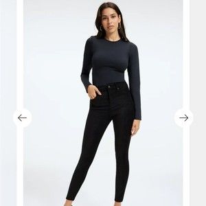 Good American GOOD LEGS FAUX SUEDE PANTS Sz 4/27